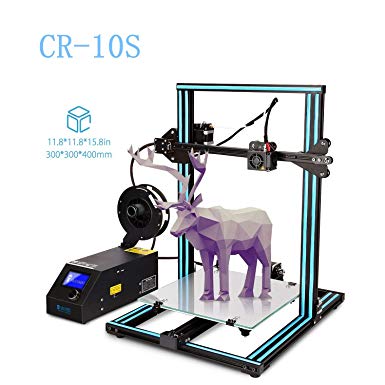 Creality CR-10S 3D Printer Aluminum With Upgraded Dual Leading Screw Heated Bed High-precisio Free Testing Filament Free Tool Set Blue