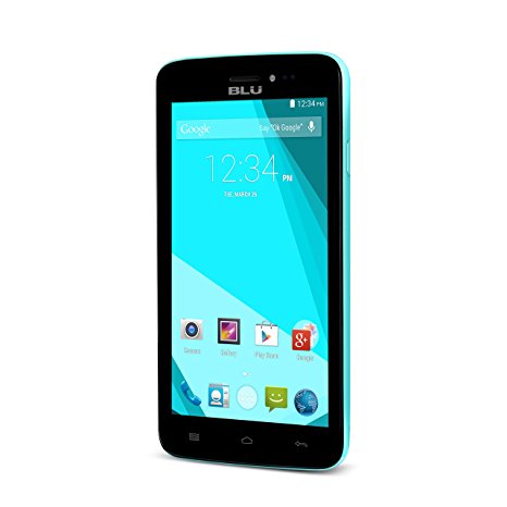 BLU Studio 5.0C 1.3 GHz Dual Core, Android 4.4 KK, 4G HSPA   - Unlocked (Blue)