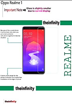 SuperdealsForTheinfinity® Premium 2.5D Anti No Rainbow, Tempered Glass Screen Protector Guard for Oppo Realme 1 QC Pass 09 (White)