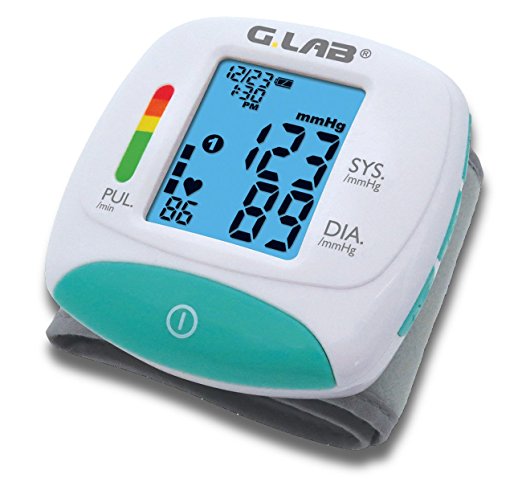 G.LAB Digital Automatic MD2222 Wrist Cuff Blood Pressure Monitor