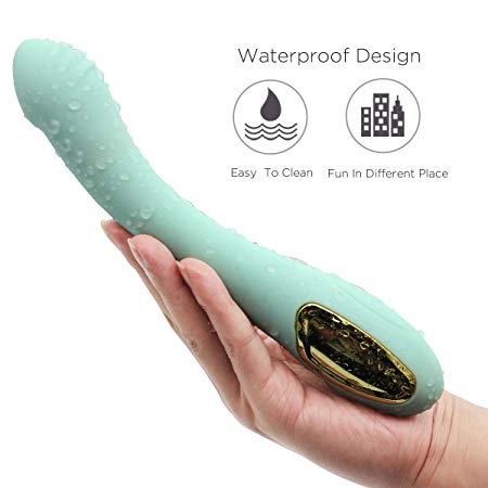 Stage Force Rotating LED Vibrator with USB Cable Rechargeable Gift Set - Silent Waterproof Design Perfect for Bath and Body Works Artery Massager Long Time Use (Green)