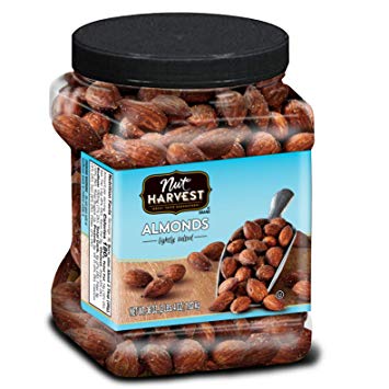 Nut Harvest Almonds, Lightly Salted, 36 Ounce
