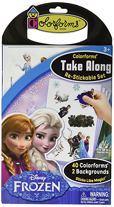 Colorforms Brand Frozen Take Along Restickable Set Stickable Set