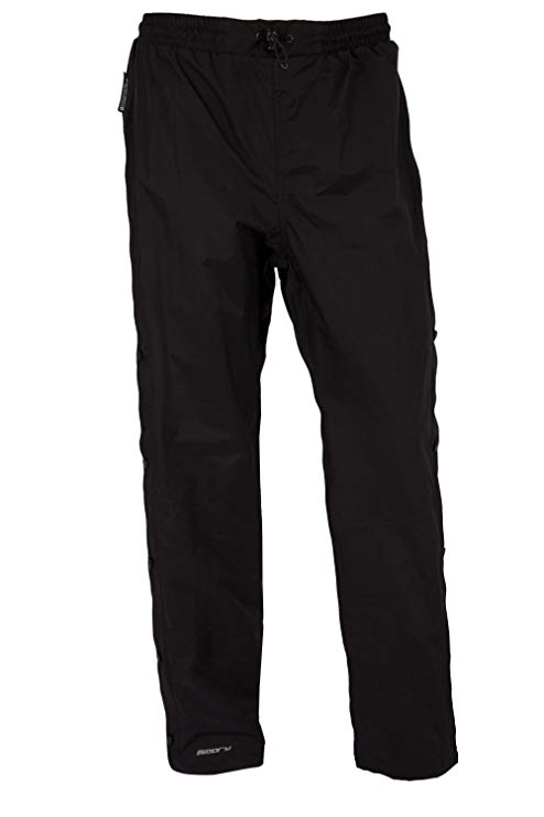 Mountain Warehouse Downpour Womens Trousers -Waterproof Ladies Trousers, Taped Seams Pants, Ankle Zip, Elastic Waistband, Easy to Pack Away -for Travelling & Work