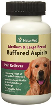 NaturVet Buffered Aspirin Medium Large Breed (75 count)
