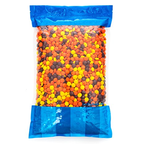 REESE'S Pieces Candy BULK 5 Pounds in a Bomber Bag