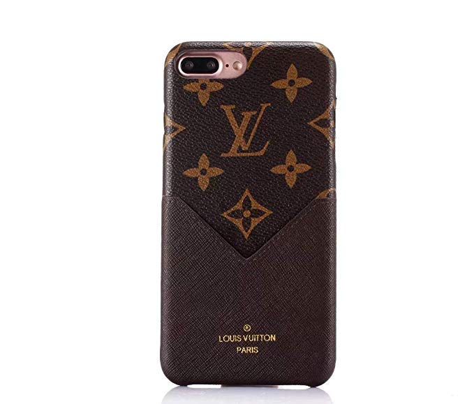 Phone case for iPhone Xs X 10 Case, Elegant Vogue Luxury Designer PU Leather Heart Slim Fit Shockproof with Card Slot Cover Case for iPhone Xs X 10 -Classic Black