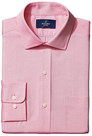 Buttoned Down Men's Classic Fit Spread-Collar Solid Non-Iron Dress Shirt