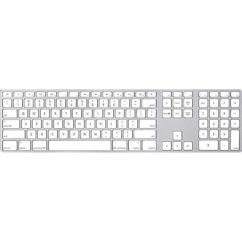 Apple Wired Keyboard with Numeric Keypad Compatible with Mac OS X v.10.6.8 & later Versions (MB110LL/B)