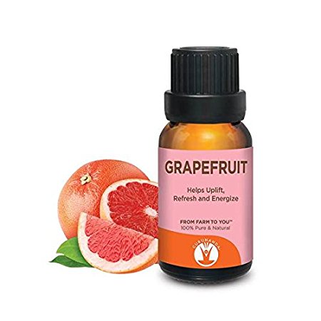 GuruNanda Grapefruit Essential Oil - Aromatherapy - GCMS Tested & Verified 100% Pure Essential Oils - Undiluted - Therapeutic Grade -  15 ml