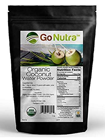 Coconut Water Powder Organic Natural Non-GMO 1 lb