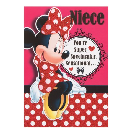 Hallmark Disney Minnie Mouse Niece Card You're Super - Medium