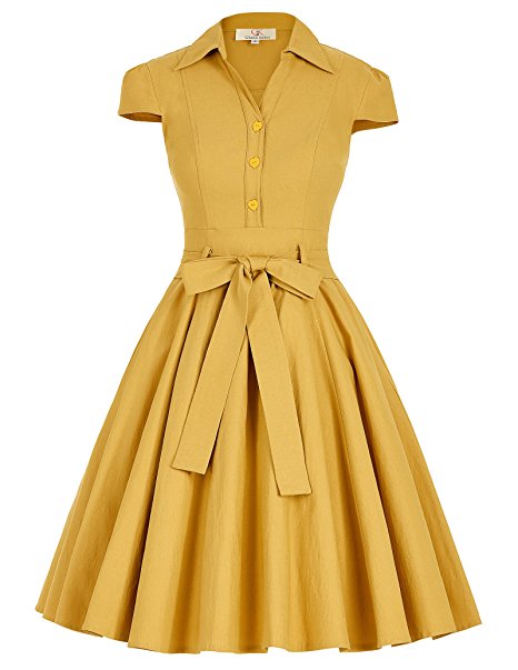 GRACE KARIN Women 50s Pin Up Dresses Vintage Style CL010408