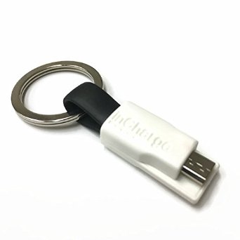 The inCharge Ultra Portable Charging Cable USB to Micro USB 10mm Thin Version Black
