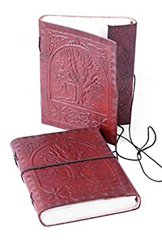 Phoenix Craft Leather Journal 8x6 brown celtic design Bound Handmade Leather Diary gift book sketchbook Christmas gifts