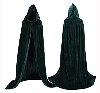 Tuliptrend Unisex Hooded Cloak Cosplay Costume Party Cape