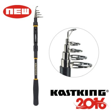 KastKing BlackHawk Telescopic Fishing Rods - Travel Spinning Fishing Rods for Freshwater and Saltwater - 2015 ICAST Award Winning Manufacturer -UP TO 60 OFF Holiday Sale