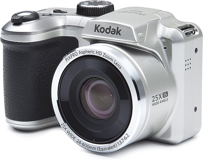 Kodak PIXPRO Astro Zoom AZ251-SL 16MP Digital Camera with 25X Optical Zoom and 3" LCD Screen (Silver)