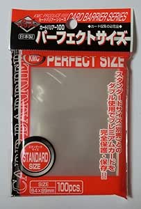 KMC Perfect Size Pro-Fit Card Sleeves Guard Protector (5-Pack, Each Pack Contains 100 Sleeves)