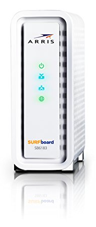 ARRIS SURFboard SB6183-RB DOCSIS 3.0 Cable Modem, (CERTIFIED REFURBISHED)White