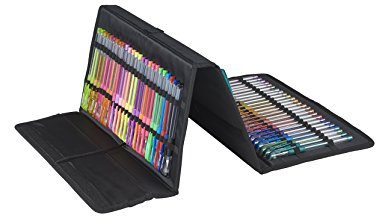 ECR4Kids GelWriter Gel Pens Set Premium Multicolor in Fabric Easel (75-Count)