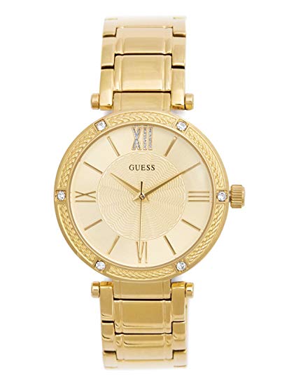 GUESS Factory Women's Gold-Tone Analog Watch, NS