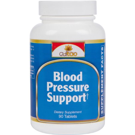 Premium Blood Pressure Support Supplement w/ European Standardized 1.8% Hawthorn Berry Extract, Forslean®, Taurine, Hops Strobiles And Magnesium - 90 Tabs - Vegetarian Formula