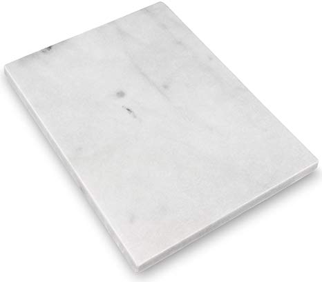 Greenco GRC0552 White Marble Pastry Board 16 x 12