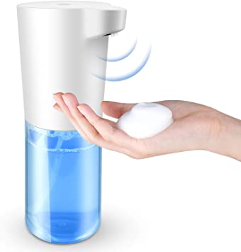 Soap Dispenser, Automatic Foaming Soap dispenser 14oz/500ml,Touchless Battery Operated Hand Free Countertop Foam Soap Dispenser Great Gift for Bathroom,Kitchen,Office, Hotel,School,Restaurant,Hospital