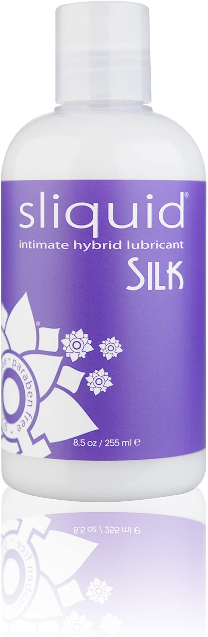 Sliquid Silk Hybrid Formula Intimate Lubricant 8.5 Oz