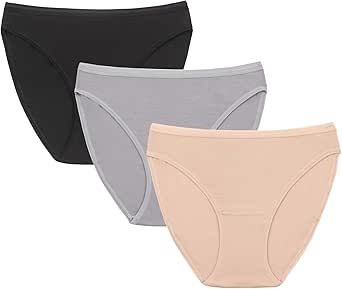 Kindred Bravely Signature Cotton French Cut Brief | Postpartum High Waist Underwear 3-Pack