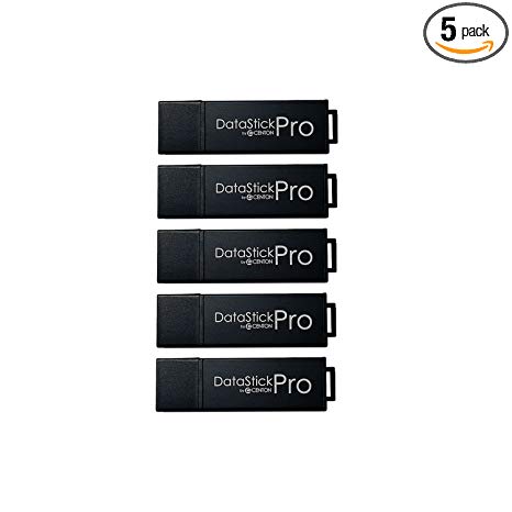 Centon MP Valuepack USB 3.0 DataStick Pro Flash Drive (black), 64 GB, 5 Pack Bulk
