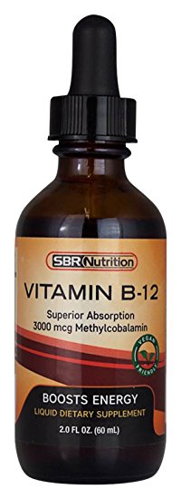 MAX ABSORPTION, Vitamin B12 Sublingual Liquid Drops, 3000mcg Methylcobalamin Per Serving, 60 Servings, Non-GMO, Vegan Friendly