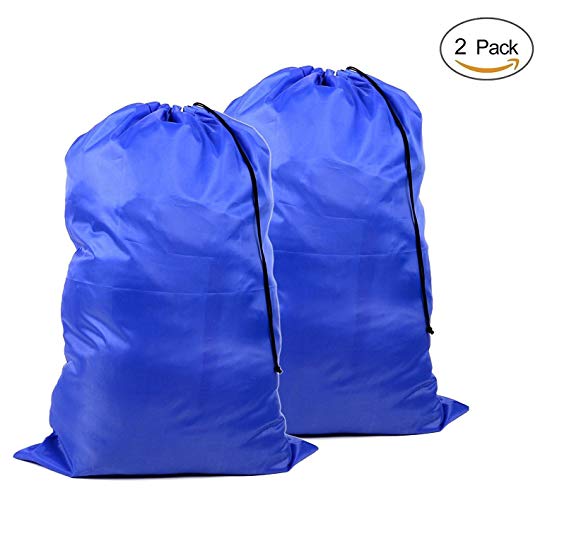 Large 100% Nylon Laundry Bag Laundry Hamper Ideal for Apartments, Travel, Dorm Rooms or Vacations