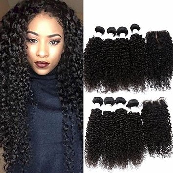 Passion Hot Sell Brazilian Kinky Curly Wave Virgin Hair , 3Pcs Curly Hair Bundles ,Unprocessed Human Hair Extension (8 10 12)