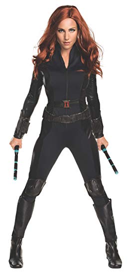Rubie's Women's Captain America: Civil War Black Widow Costume, As Shown