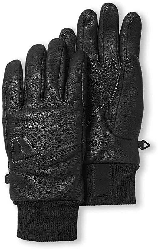 Eddie Bauer Mens Mountain Ops Leather Gloves