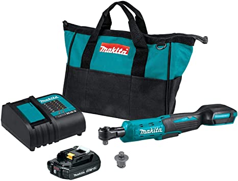 Makita XRW01SR1 18V LXT Lithium-Ion Cordless 3/8" / 1/4" Sq. Drive Ratchet Kit (2.0Ah)