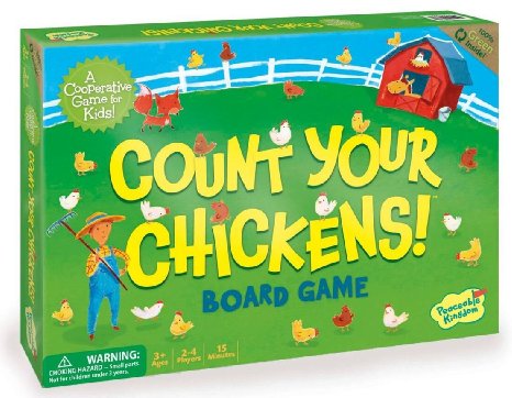 Peaceable Kingdom Count Your Chickens Award Winning Cooperative Game for Kids