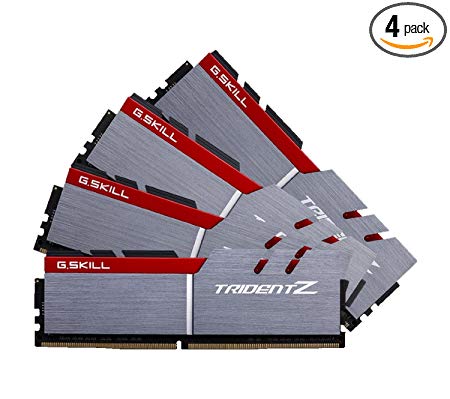 G.SKILL TridentZ Series 32GB (4 x 8GB) 288-Pin DDR4 SDRAM 3200 (PC4 25600) Z170/X99 Desktop Memory F4-3200C16Q-32GTZ