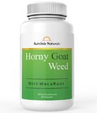 Horny Goat Weed Complex 1000 Mg Pure Horny Goat Weed with Maca Root by - Proprietary Formula Contains Natural Ginseng and Pharmaceutical Grade Tongkat Ali Powder Premium Supplement for Libido Energy and Performance Rapid Release All Natural Herbal Blend is Powerful Safe and Effective For Both Men and Women USA Made 100 Money Back Gaurantee - 60 Count - HUGE BLOWOUT SALE