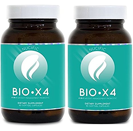 Bio-x4 Probiotic, Metabolism Boost, Appetite Suppress, Digest Help, 4 in One (180 Capsules)