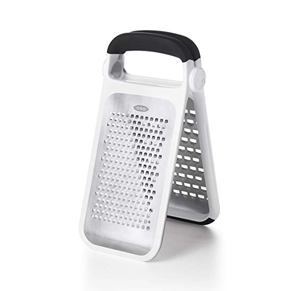 OXO 11216000 Good Grips Etched Two-Fold Grater, One Size, Steel