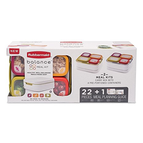 Rubbermaid Balance Meal Planning Kit (2 Pack)