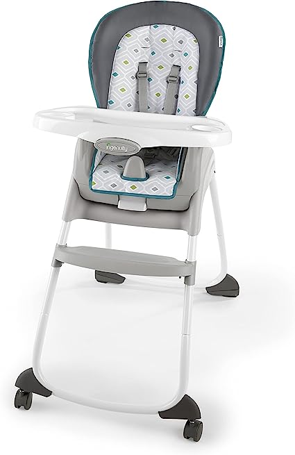 Ingenuity Trio 3-in-1 High Chair - Nash - High Chair, Toddler Chair, and Booster