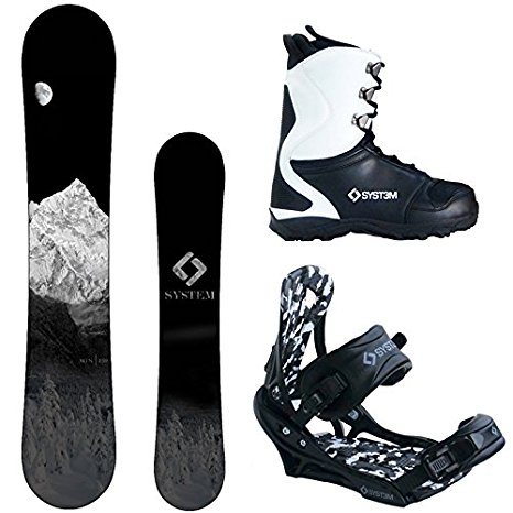 2018 System MTN and APX Complete Men's Snowboard Package