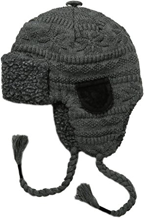 Muk Luks Men's Trapper Hat- Grey Fairley