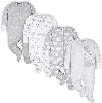 Gerber Baby Boys 4 Pack Sleep 'N Play Footie