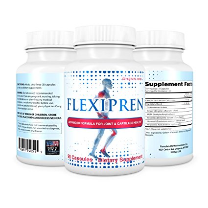 Flexipren Joint Supplement- Helps Increase Joint Flexibility and Mobility - Joint Support and Cartilage Health- Joint Pain Relief Pills to Help Stop Joint Pain and Stiffness- Guaranteed Results