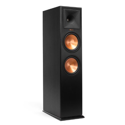 Klipsch RP-280F Reference Premiere Floorstanding Speaker with Dual 8 inch Cerametallic Cone Woofers Ebony Single